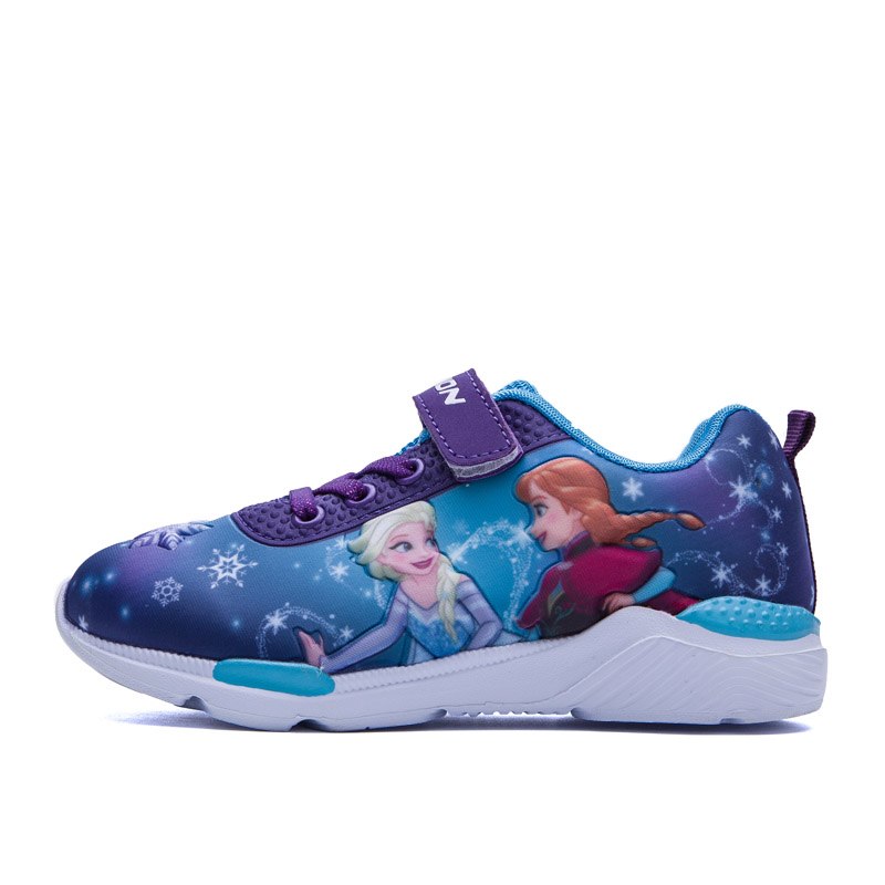 2019 Spring New Children Shoes Girls Sneakers Elsa Anna Princess Kids Shoes Fashion Casual Sport Running Leather Shoes for girls - Meyar