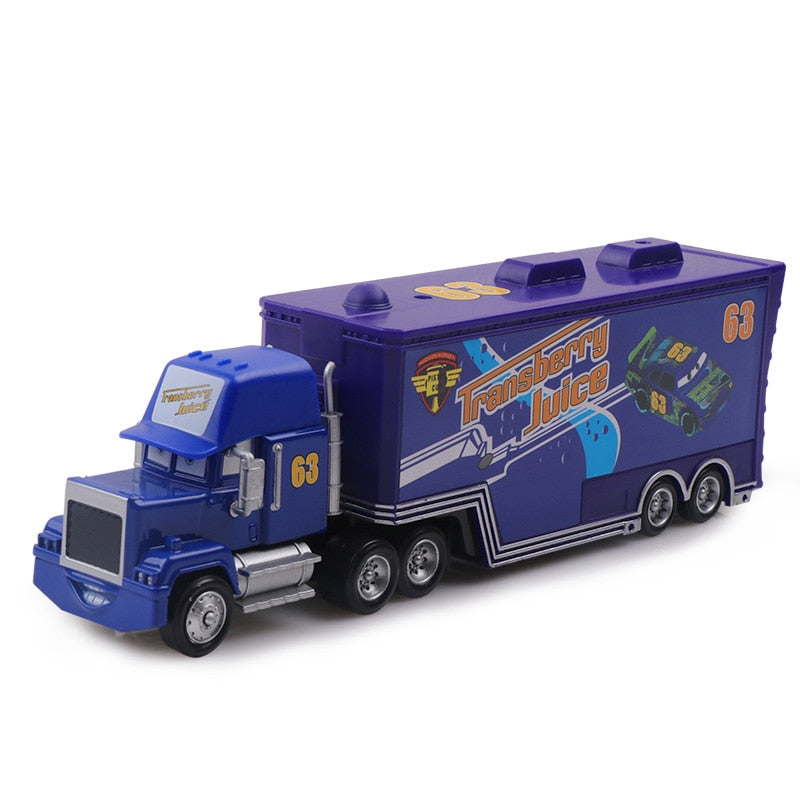 Disney Pixar Cars 2 3 Toys Lightning McQueen Jackson Storm Mack Uncle Truck 1:55 Diecast Model Car Toy Children Birthday Gift - Meyar