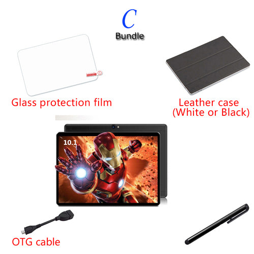 Free Shipping 10 inch 3G/4G LTE Phone tablet PC Android 8.0 Octa Core RAM 4GB ROM 32GB 64GB 1920*1200 IPS tablets pcs MT6753 - Meyar