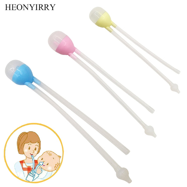 New Born Baby Vacuum Suction Nasal Aspirator Safety Nose Cleaner Infant Baby Nose Up Aspirador Nasal NewBorn Care Flu Protection - Meyar