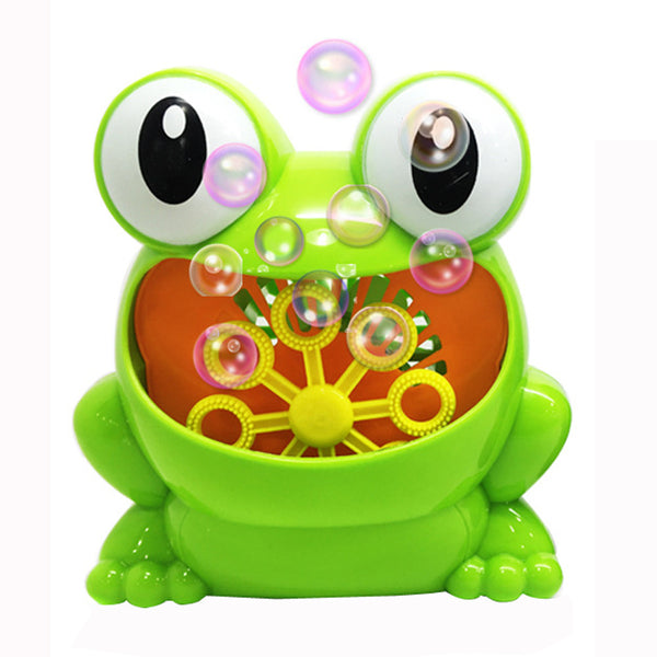 New Cute Frog Automatic Bubble Machine Blower Maker Party Summer Outdoor Toy for Kids Wholesale And Drop Shipping - Meyar