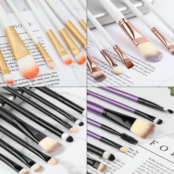 ROSALIND 20Pcs Professional Makeup Brushes Set Powder Foundation Eyeshadow Make Up Brushes Cosmetics Soft Synthetic Hair - Meyar