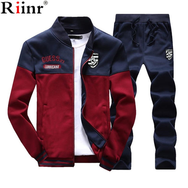 Men Sets Fashion Autumn Spring Sporting Suit - Meyar